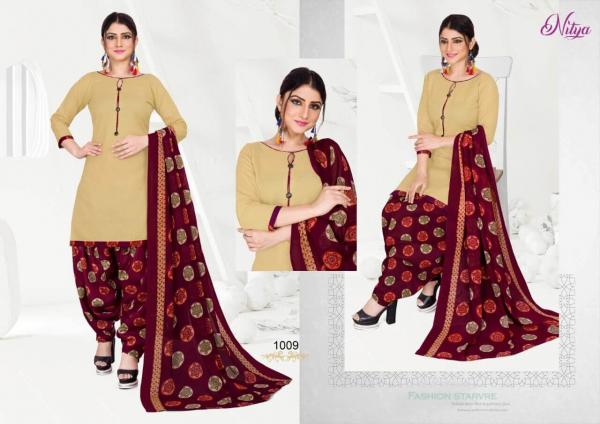 Nitya 1 Cotton Designer Printed Dress Materials